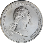 U.S. Mint Presidential Silver Medal Program George Washington 1 oz .999 OGP COA