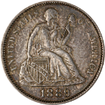 1889-P Seated Liberty Dime