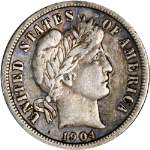 1904-P Barber Dime
