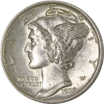 1939-S Mercury Dime