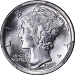 1923-P Mercury Dime PCGS MS63 FB Blast White Great Eye Appeal Nice Strike