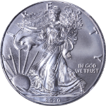 2020 (P) Silver American Eagle $1 NGC MS70 1st Day Issue Emergency Prod. STOCK