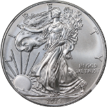 2014 Silver American Eagle $1 NGC MS70 Brown Label
