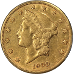 1900-S Liberty Gold $20 PCGS XF45 Nice Eye Appeal Nice Strike