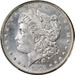 1879-S Morgan Silver Dollar CAC Grading MS64 Blast White Superb Eye Appeal