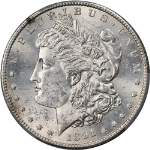 1891-S Morgan Silver Dollar PCGS MS62 Nice Luster Nice Strike
