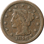 1846 Large Cent - Scratches