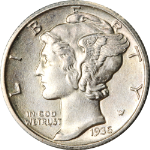 1935-S Mercury Dime