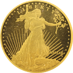 2022 Cook Islands $5 St. Gaudens Gold Tribute Medallion - 200mg .9999 - STOCK