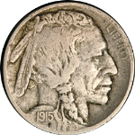 1915-D Buffalo Nickel
