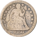 1850-O Seated Liberty Dime