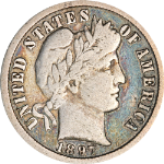 1897-O Barber Dime