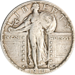 1918-D Standing Liberty Quarter