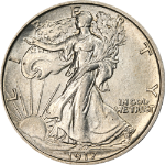 1917-P Walking Liberty Half
