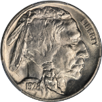 1928-P Buffalo Nickel PCGS MS64 Blast White Great Eye Appeal Nice Strike