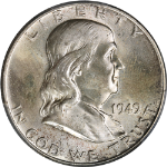 1949-P Franklin Half Dollar PCGS MS65 Great Eye Appeal Strong Strike