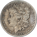 1889-CC Morgan Silver Dollar Choice F Key Date Great Eye Appeal Nice Strike