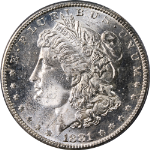 1881-S Morgan Silver Dollar PCGS MS63 - Toning