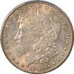 1904-O Morgan Silver Dollar PCGS MS63 - Toning
