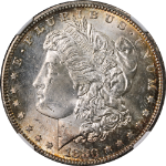 1880-S Morgan Silver Dollar NGC MS65 - Toning