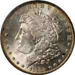 1885-O Morgan Silver Dollar NGC MS65 - Toning