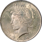 1923-P Peace Dollar PCGS MS63 - Toning