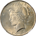 1923-P Peace Dollar NGC MS64 - Toning
