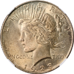 1923-P Peace Dollar NGC MS65 - Toning