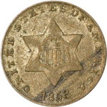 1853 Three (3) Cent Silver