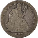 1877-CC Seated Half Dollar