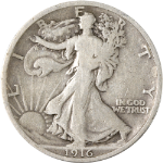 1916-P Walking Liberty Half