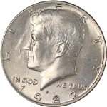 1982-P Kennedy Half Dollar - NO 'FG'