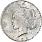 1923-P Peace Dollar - VAM - Extra Hair