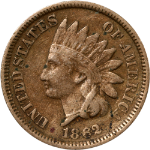 1862 Indian Cent - Die Break