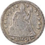 1854-O Seated Liberty Dime