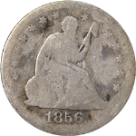 1856-O Seated Liberty Quarter