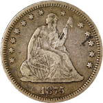 1875-P Seated Liberty Quarter