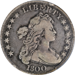 1800 Bust Dollar PCGS F Details Nice Eye Appeal Nice Strike