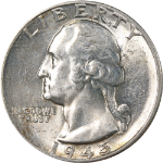 1945-P Washington Quarter