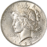 1922-P Peace Dollar - VAM - Chin Bar