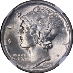 1944-P Mercury Dime NGC MS66 Great Eye Appeal Nice Strike