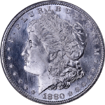 1880-S Morgan Silver Dollar NGC MS66 Blazing White Gem Superb Eye Appeal