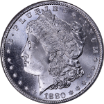 1880-S Morgan Silver Dollar NGC MS66 Blazing White Gem Superb Eye Appeal