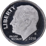 2016-S Silver Proof Roosevelt Dime NGC PF70 Ultra Cameo Early Releases