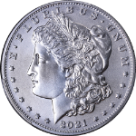 2021-&#39;O&#39; Privy Morgan Silver Dollar PCGS MS70 Advanced Release Magnum Opus Label