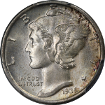 1936-P Mercury Dime PCGS MS66 FB Nice Eye Appeal Nice Strike