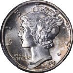 1929-P Mercury Dime PCGS MS64 FB Nice Eye Appeal Strong Strike