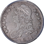 1811 Bust Half Dollar Large 8 PCGS VF30 0-104 R.1 Nice Eye Appeal Nice Strike