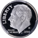 2014-S Silver Proof Roosevelt Dime Limited Edition Set PCGS PR70 DCAM 1st Strike