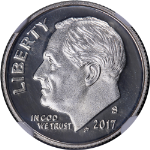 2017-S Silver Proof Roosevelt Dime Limited Edition Set NGC PF70 Ultra Cameo ER